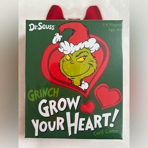 Dr. Seuss Grinch Grow Your Heart! Card Game New Sealed Family Game